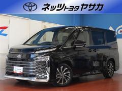 ヴォクシー S-Z フルセグ メモリーナビ DVD再生 ミュージックプレイヤー接続可 バックカメラ 衝突被害軽減システム ETC 両側電動スライド LEDヘッドランプ 乗車定員7人 3列シート ワンオーナー フルエアロ 中古車画像