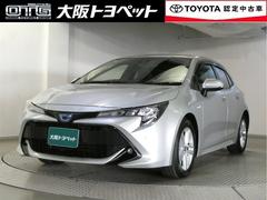 カローラスポーツ ハイブリッドG 衝突軽減 イモビ アルミ 地デジ メモリーナビゲーション サイドエアバッグ クルコン ナビTV LEDヘッドライト ESC ETC オートエアコン パワステ ABS エアバッグ DVD再生 キーフリー 中古車画像