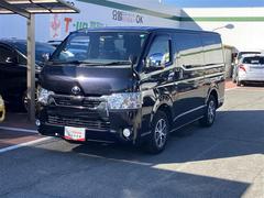 ハイエースバン スーパーGL ダークプライム フルセグ メモリーナビ DVD再生 後席モニター バックカメラ 衝突被害軽減システム ETC ドラレコ LEDヘッドランプ ワンオーナー ディーゼル 中古車画像
