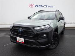RAV4 ハイブリッドアドベンチャー オフロードパッケージII インテリジェントクリアランスソナー 地デジフルセグ 横滑り防止機能 クルコン LEDライト AWD 電動シート バックモニター ナビ&TV キーレス エアコン メモリーナビ ETC アルミホイール 中古車画像
