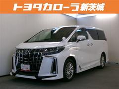 アルファードハイブリッド SR 4WD メモリーナビ ミュージックプレイヤー接続可 バックカメラ 衝突被害軽減システム ETC ドラレコ 両側電動スライド LEDヘッドランプ 乗車定員7人 3列シート ワンオーナー フルエアロ 中古車画像