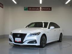 クラウンハイブリッド G-エグゼクティブ サンル-フ バックC ナビ LEDヘッドライト パワステ エアコン アルミ エアバッグ メモリーナビ 本革シ-ト 衝突被害軽減 中古車画像