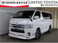 ハイエースバン ロングスーパーGL エアB ナビ&TV DVD再生可能 ダブルエアコン パワーウィンド パワステ ドラレコ 地デジ エアコン ETC メモリーナビ ABS アルミホイル リアカメラ リモコンキー 中古車画像