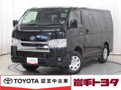 ハイエースバン ロングDX GLパッケージ 4WD 寒冷地 衝突被害軽減システム ディーゼル メモリーナビ フルセグ LEDヘッドランプ バックカメラ ドラレコ ETC 盗難防止装置 キーレス 横滑り防止機能 乗車定員6人 ワンオーナー 中古車画像