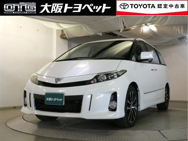 エスティマ(トヨタ) アエラス プレミアムエディション DVD視聴可能 メモリナビ イモビ キーレス AAC ミュージックプレイヤー接続可 ナビ&TV アルミ ABS 地デジ Wエアバック ウォークスルー スマートキー Bカメラ クルコン ETC パワステ 中古車画像