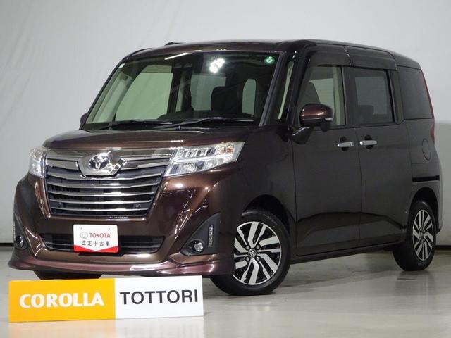 ルーミー(トヨタ) カスタムG ワンセグ メモリーナビ ミュージックプレイヤー接続可 バックカメラ 衝突被害軽減システム ETC ドラレコ 両側電動スライド LEDヘッドランプ ウオークスルー ワンオーナー 記録簿 中古車画像