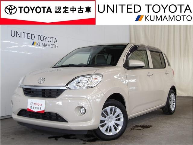 パッソ(トヨタ) X LパッケージS 衝突回避支援ブレーキ機能 横滑り防止機能 Iストップ 盗難防止システム スマトキー リアカメラ Wエアバック ワンセグTV ドライブレコーダー オートエアコン ナビTV 1オーナー エアバッグ ABS 中古車画像