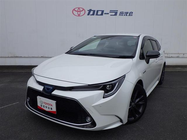 カローラツーリング(トヨタ) ハイブリッド ダブルバイビー 追突軽減ブレーキ バックモニタ 横滑防止 スマキー LEDライト デュアルエアバッグ エアコン オートクルーズ サイドエアバッグ ETC付 ナビ PS キーフリー ABS エアバック メモリ−ナビ 中古車画像