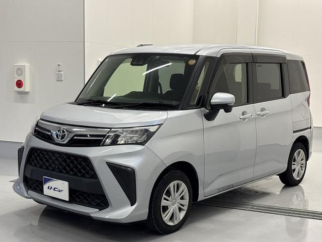 ルーミー(トヨタ) G 追突軽減ブレーキ パワステ フルフラット Aストップ LEDライト Rカメラ 記録簿付 横滑り防止システム ドライブレコーダー エアバック セキュリティーアラーム パワーウィンドウ ナビ&TV ETC 中古車画像