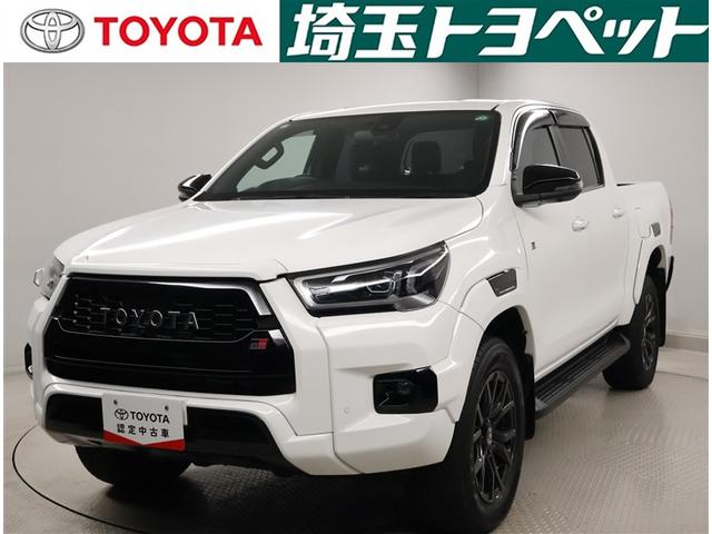 ハイラックス(トヨタ) Ｚ　ＧＲスポーツ　キーレス　オートクルーズ　アルミホイール　Ｂカメラ　メモリーナビ　フルオートエアコン　横滑防止装置　ミュージックプレイヤー接続可　スマキー　パワーステアリング　ＬＥＤライト　パートタイム４ＷＤ　記録簿 中古車画像