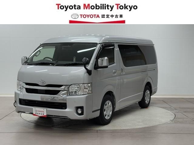 ハイエースワゴン GL セキュリティアラーム ETC付き スマートキ- 記録簿付き リアカメラ 運転席助手席エアバック キーレスキー ナビ&TV AC 100V PW ダブルエアコン LEDヘッドランプ 地デジ DVD再生(1枚目)