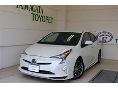 プリウス Aプレミアム 革シート 4WD フルセグ メモリーナビ DVD再生 バックカメラ 衝突被害軽減システム ETC LEDヘッドランプ ワンオーナー フルエアロ 中古車画像