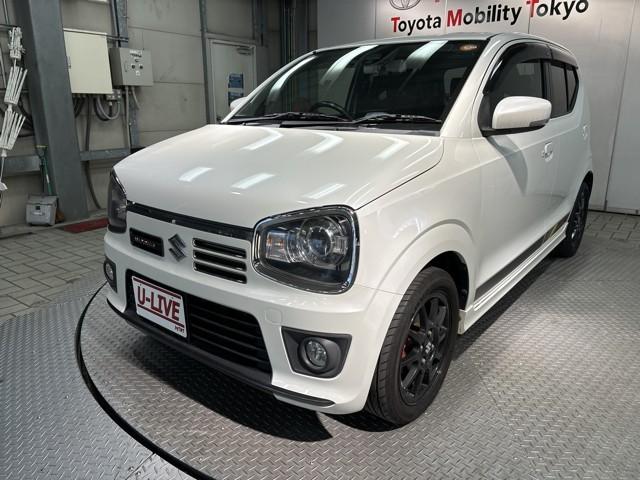 アルトワークス(スズキ) ベースグレード 衝突回避システム 盗難防止 Sキー 地デジ ETC装備 メモリナビ VSA キーフリ AW ミュージックプレイヤー接続可 Wエアバック AUTOエアコン エアB パワステ ABS付 ドラレコ 中古車画像