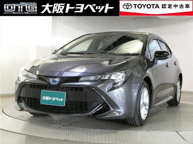 カローラスポーツ(トヨタ) ハイブリッドG 衝突被害軽減ブレーキ Bカメラ LEDヘッドライト メモリーナビ ETC オートエアコン ミュージックプレイヤー接続可 スマートキー キーレス 盗難防止装置 ABS クルーズコントロール 中古車画像