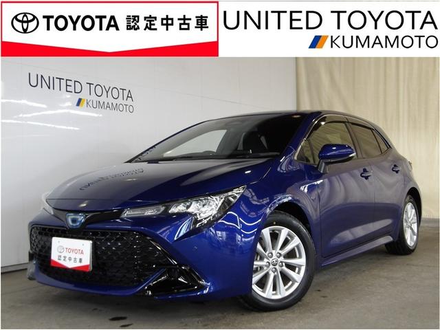 カローラスポーツ(トヨタ) ハイブリッドG ワンオーナー車 オートエアコン クルーズコントロール TV 盗難防止システム LEDヘッドライト 試乗車UP バックモニター スマートキー キーレス ETC フルセグ 横滑り防止装置 AC100V 中古車画像