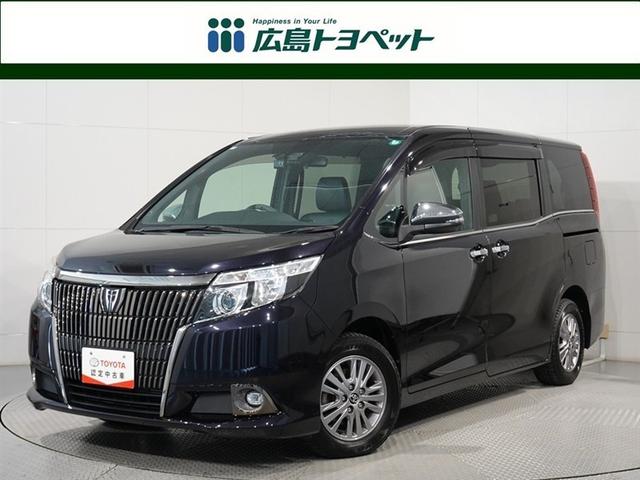 エスクァイア(トヨタ) Gi ブラックテーラード フルセグ メモリーナビ DVD再生 ミュージックプレイヤー接続可 バックカメラ 衝突被害軽減システム ETC ドラレコ 両側電動スライド LEDヘッドランプ ウオークスルー 乗車定員7人 3列シート 中古車画像