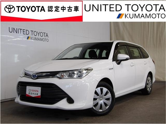 カローラフィールダー(トヨタ) ハイブリッド メモリーナビゲーション キーレスエントリーキー 横滑り防止装置付 TSS エアバック パワーウィンドウ ワンセグテレビ オートエアコン サイドエアバック ETC車載器 パワーステアリング ナビ&TV 中古車画像