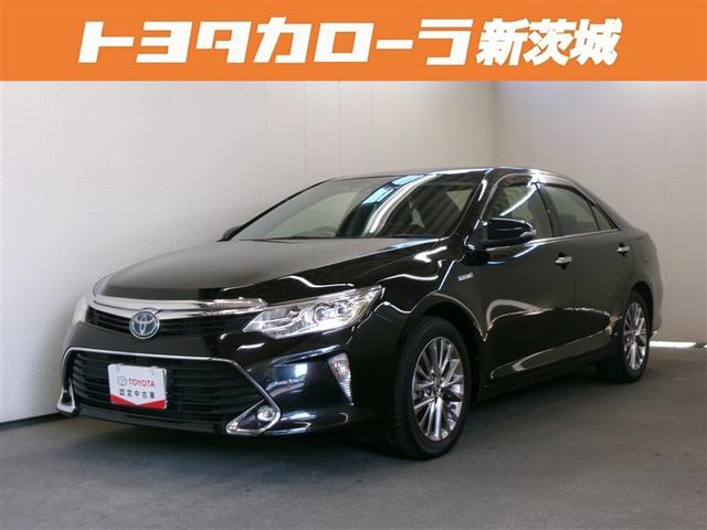 カムリ(トヨタ) ハイブリッド Gパッケージ・プレミアムブラック フルセグ メモリーナビ DVD再生 ミュージックプレイヤー接続可 バックカメラ 衝突被害軽減システム ETC LEDヘッドランプ 記録簿 アイドリングストップ 中古車画像