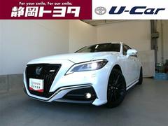 クラウンハイブリッド RS リミテッドII 地デジTV 横滑り防止装置 盗難防止装置 電動パワーシート 本革シート エアバッグ LEDヘッド オートクルーズ バックモニター ナビTV DVD ABS スマートキー エアコン 点検記録簿 キーレス 中古車画像