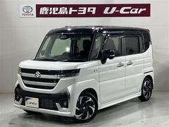 スペーシアカスタム ハイブリッドXS サイドカーテンエアバック 取説記録 盗難警報装置 運転席エアバッグ 両側電動パワースライドドア 半革シート 地デジ LEDヘッドライト アイドリングS スマートキー 横滑り防止装置 ABS AW 中古車画像