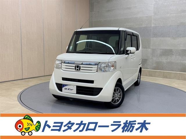 Ｎ−ＢＯＸ(ホンダ) Ｇ・Ｌパッケージ　ワンセグ内蔵メモリー　バックモニター　スマートキー　イモビライザー　助手席側電動スライドドア　オートエアコン　整備記録簿　横滑り防止装置　ＡＢＳ　Aftermarketアルミ 中古車画像