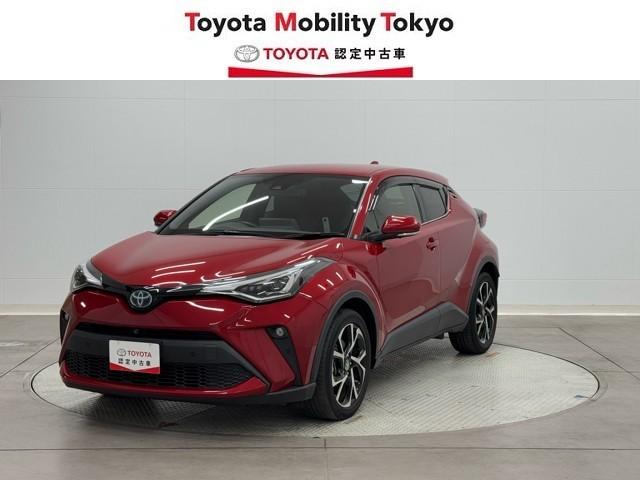 C-HR G 衝突軽減 ナビ パノラミックビュー スマートキー LEDライト Bカメ 盗難防止システム 半革シート オートクルーズコントロール 整備記録簿 スマートキー アルミホイール ナビ付 BSM(1枚目)