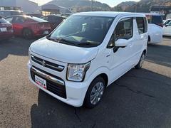 ワゴンR ハイブリッドFX-S 4WD 衝突被害軽減システム バックカメラ スマートキー オートクルーズコントロール アイドリングストップ 盗難防止装置 キーレス 横滑り防止機能 ベンチシート ハイブリッド 中古車画像