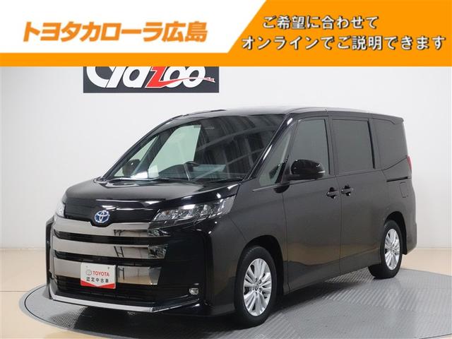 ノア(トヨタ) ハイブリッドＳ−Ｇ　フルセグ　メモリーナビ　ＤＶＤ再生　ミュージックプレイヤー接続可　後席モニター　バックカメラ　衝突被害軽減システム　ＥＴＣ　ドラレコ　両側電動スライド　ＬＥＤヘッドランプ　乗車定員８人　３列シート 中古車画像