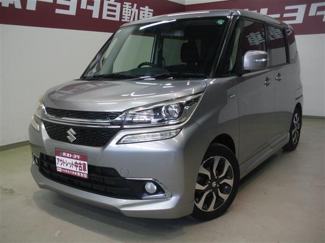 ソリオバンディット(スズキ) ハイブリッドＭＶ　・デュアルカメラブレーキサポート　誤発進抑制機能　運転席シートヒーター　ナビ／フルセグＴＶ　ＬＥＤヘッドランプ　純正１５ＡＷ　ＡＵＴＯライト　電動格納ドアミラー　片側電動スライドドア　ロングラン保証付 中古車画像