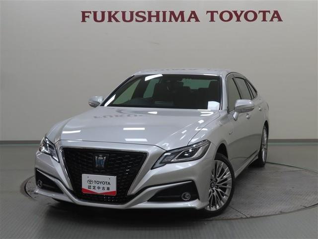 クラウンハイブリッド(トヨタ) Ｓ　Ｆｏｕｒ　エレガンススタイル　４ＷＤ　フルセグ　メモリーナビ　ＤＶＤ再生　ミュージックプレイヤー接続可　バックカメラ　衝突被害軽減システム　ＥＴＣ　ＬＥＤヘッドランプ　ワンオーナー　記録簿　アイドリングストップ 中古車画像