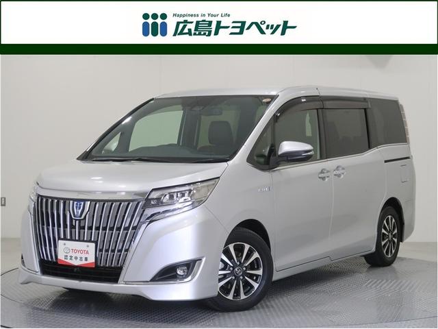 エスクァイア(トヨタ) ハイブリッドＧｉ　プレミアムパッケージ　フルセグ　メモリーナビ　ＤＶＤ再生　ミュージックプレイヤー接続可　バックカメラ　衝突被害軽減システム　ＥＴＣ　ドラレコ　両側電動スライド　ＬＥＤヘッドランプ　乗車定員７人　３列シート　ワンオーナー 中古車画像