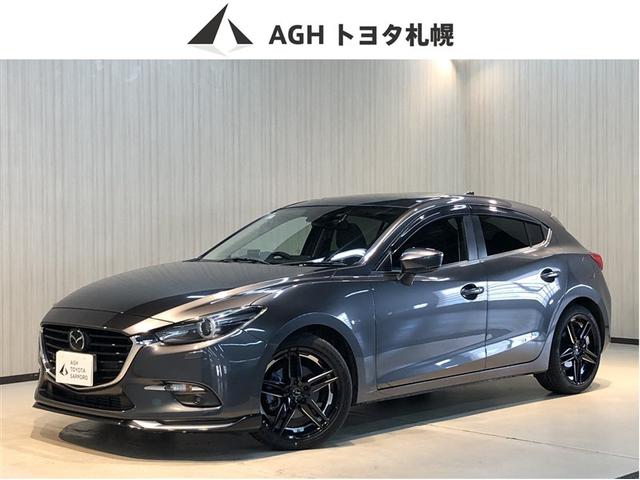 アクセラスポーツ(マツダ) ２２ＸＤ　Ｌパッケージ　スマートシティブレーキ　スマートキー　バックカメラ　サンルーフ　４ＷＤ　ドラレコ　ＬＥＤヘッドライト　クルコン　アルミホイール　ナビ　パワステ　運転席パワーシート　ＤＶＤ再生可能　ＥＴＣ車載器 中古車画像