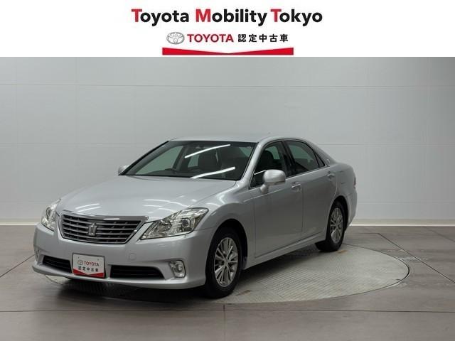 クラウン ロイヤルサルーン フルセグ地デジTV ダブルエアバック スマートキー&プッシュスタート クルーズコントロール 電動シート オートエアコン キーフリーシステム ワンオーナー車 パワーウインド 記録簿 盗難防止装置 ABS(1枚目)