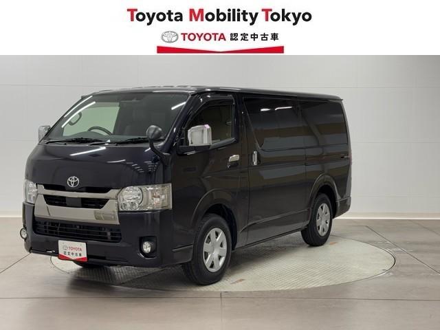 ハイエースバン スーパーGL ダークプライムII 衝突回避システム 運転席助手席エアバック ESC ドライブレコーダー付 フルフラット スマートエントリー LEDライト 地デジ エアコン パワーウィンドウ エアバック キーレスエントリー ETC付き(1枚目)