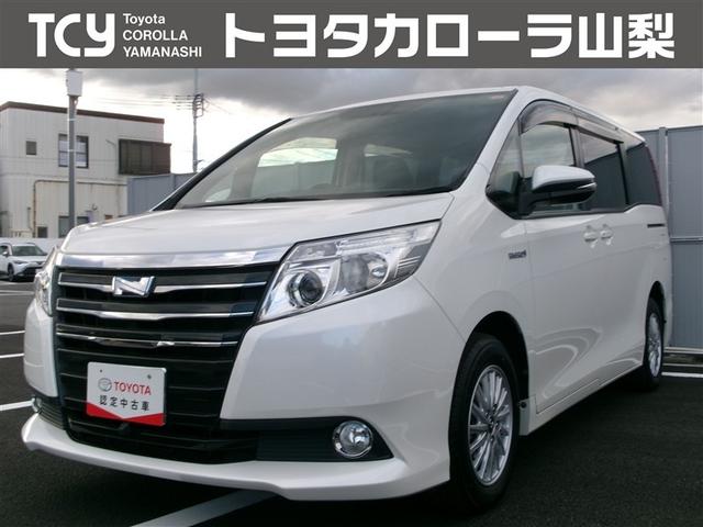 ノア(トヨタ) ハイブリッドＧ　ワンオーナー　フルセグ　メモリーナビ　バックカメラ　ＥＴＣ　両側電動スライド　ＬＥＤヘッドランプ　スマートキー　乗車定員７人　ハイブリッド　３列シート　記録簿　オートクルーズコントロール 中古車画像