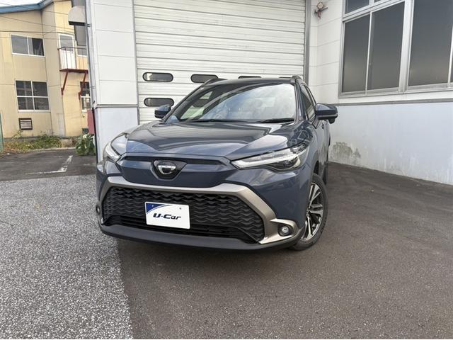 カローラクロス ハイブリッド Z 4WD フルセグ メモリーナビ ミュージックプレイヤー接続可 バックカメラ 衝突被害軽減システム ETC ドラレコ LEDヘッドランプ アルミホイール キーレス ABS エアバッグ スマートキー(1枚目)