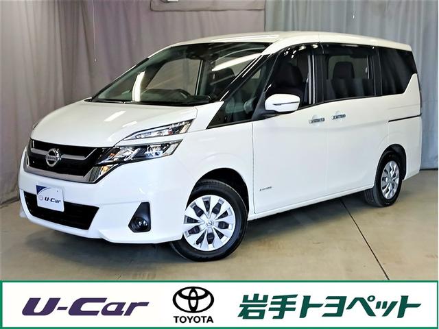 セレナ HV セカンドスライドUP 4WD 衝突被害軽減システム メモリーナビ バックカメラ 両側電動スライド ワンセグ LEDヘッドランプ スマートキー オートクルーズコントロール アイドリングストップ ETC 盗難防止装置 キーレス(1枚目)