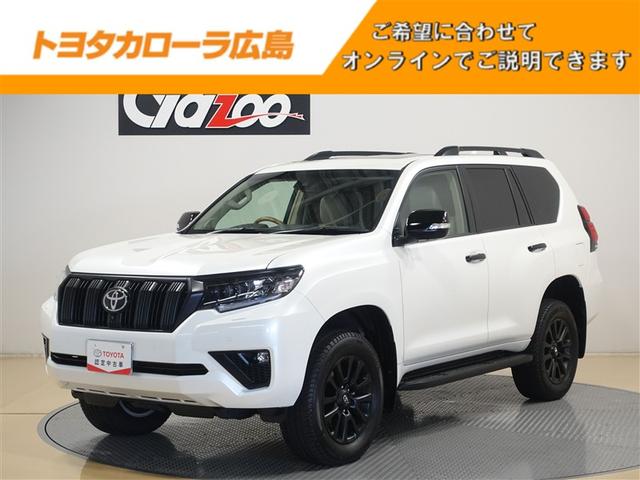 ランドクルーザープラド(トヨタ) ＴＸ　Ｌパッケージ　マットブラックエディション　革シート　サンルーフ　４ＷＤ　フルセグ　メモリーナビ　ミュージックプレイヤー接続可　バックカメラ　衝突被害軽減システム　ＥＴＣ　ＬＥＤヘッドランプ　ワンオーナー　記録簿 中古車画像