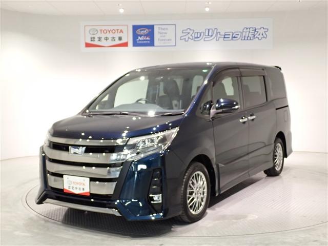 ノア(トヨタ) ハイブリッドＳｉ　ダブルバイビーＩＩ　Ｂカメラ　横滑り防止装置　記録簿有　ＬＥＤ　地デジ　オートクルーズ　ＤＶＤ再生可　メモリナビ　エアバッグ　ＥＴＣ　ナビ＆ＴＶ　３列シート　ＡＢＳ　アルミホイール　スマートキ　盗難防止システム　キーレス 中古車画像