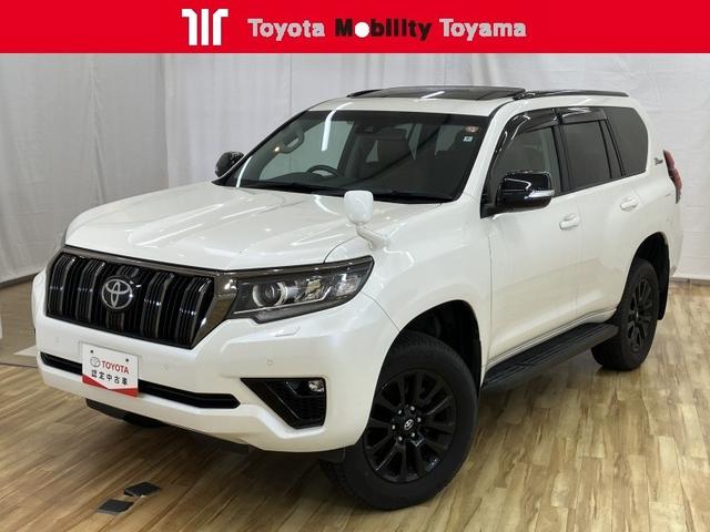 ランドクルーザープラド(トヨタ) ＴＸ　Ｌパッケージ　７０ｔｈアニバーサリーリミテッド　革シート　サンルーフ　４ＷＤ　フルセグ　メモリーナビ　ＤＶＤ再生　バックカメラ　衝突被害軽減システム　ＥＴＣ　ＬＥＤヘッドランプ　乗車定員７人　３列シート 中古車画像