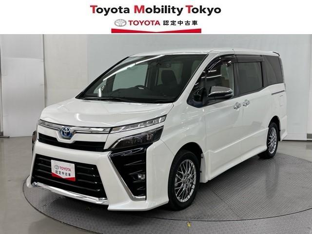 ヴォクシー ハイブリッドZS 煌II 電動両側スライドドア フルフラット ドライブレコーダ パワーステアリング DVD再生可 リアクーラー スマキー 地デジTV AUX 横滑防止 点検記録簿 Wエアバック AAC LEDランプ エアバッグ(1枚目)