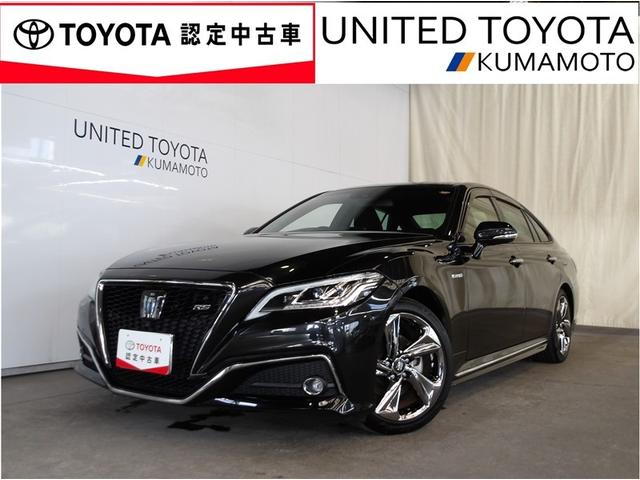 クラウンハイブリッド(トヨタ) ＲＳ　ワンオーナー車　ＬＥＤヘッドライト　クルコン　スマートエントリー　セキュリティーアラーム　Ｂカメラ　カーテンエアバッグ　横滑り防止　ＥＴＣ　ＴＶナビ　アルミ　メモリーナビ　ＡＢＳ　ＰＷ　ＡＡＣ 中古車画像