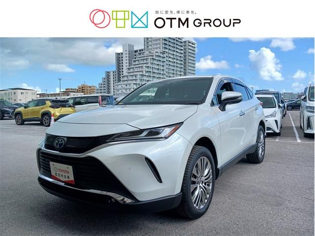 沖縄県の中古車ならハリアーハイブリッド Ｚ　レザーパッケージ　フルセグ　メモリーナビ　ミュージックプレイヤー接続可　バックカメラ　衝突被害軽減システム　ＥＴＣ　ドラレコ　ＬＥＤヘッドランプ　記録簿