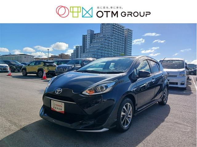 沖縄県の中古車ならアクア Ｓスタイルブラック　ワンセグ　メモリーナビ　ＤＶＤ再生　ミュージックプレイヤー接続可　バックカメラ　衝突被害軽減システム　ＥＴＣ　記録簿