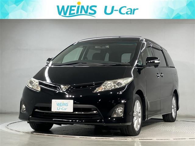 エスティマ(トヨタ) ２．４アエラス　Ｇエディション　両側パワースライドＤ　スマートキ　バックモニタ−　フルセグ地デジ　ＡＷ　パワーウィンドウ　パワステ　ＡＵＸ接続　セキュリティ　メモリ−ナビ　エアバック　キーレスエントリー　Ｗエアバック　ウォークスルー 中古車画像