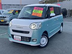 ムーヴキャンバス ストライプスG 4WD 衝突被害軽減システム スマートキー 盗難防止装置 キーレス 横滑り防止機能 ベンチシート 中古車画像