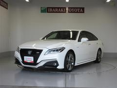 クラウンハイブリッド RSアドバンス 地デジ 衝突被害軽減装置 TV LEDヘットライト 後カメラ クルコン AC Pシート エアバッグ セキュリティーアラーム キーフリー スマートキ パワーウィンドウ アルミ パワステ AUX ABS 中古車画像