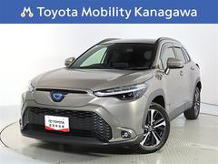 カローラクロス ハイブリッド Z トヨタ認定中古車 禁煙車 ワンオーナー パノラミックビューモニター AC100V シートヒーター 中古車画像