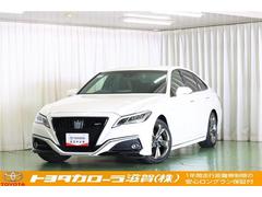 クラウンハイブリッド RSアドバンス フルセグ メモリーナビ DVD再生 ミュージックプレイヤー接続可 バックカメラ 衝突被害軽減システム ETC ドラレコ LEDヘッドランプ 記録簿 中古車画像