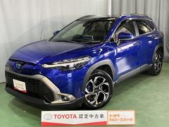 カローラクロス ハイブリッド Z サンルーフ 4WD メモリーナビ ミュージックプレイヤー接続可 バックカメラ 衝突被害軽減システム ETC LEDヘッドランプ 中古車画像